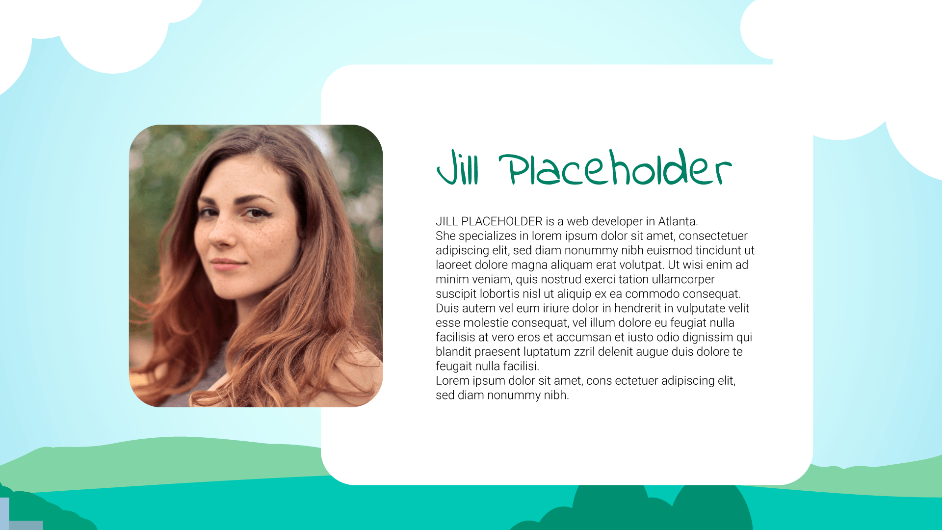 Jill Placeholder - Speaker Example